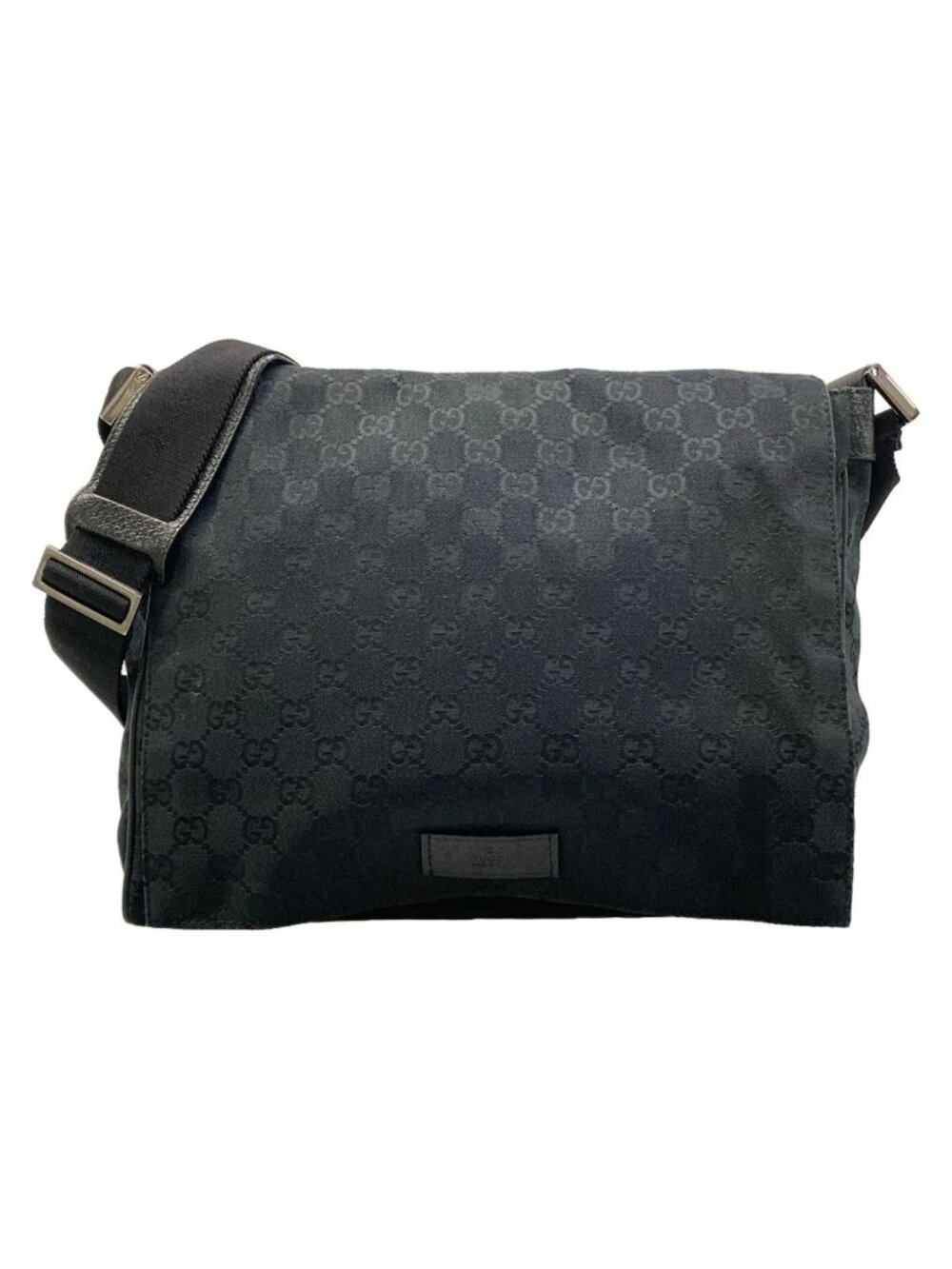 Gucci Shoulder Bag GG Pattern Black